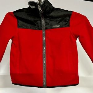 OshKosh B’gosh boys 3T Reversible fleece jacket